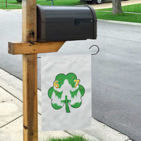 St Patricks Day Bigfoot Shamrock Garden Flag Six Seven Meme