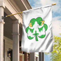 St Patricks Day Bigfoot Shamrock Garden Flag Six Seven Meme