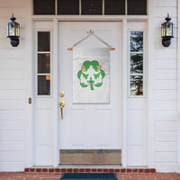 St Patricks Day Bigfoot Shamrock Garden Flag Six Seven Meme