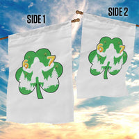 St Patricks Day Bigfoot Shamrock Garden Flag Six Seven Meme