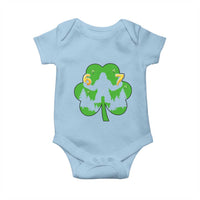 St Patricks Day Bigfoot Shamrock Baby Onesie Six Seven Meme