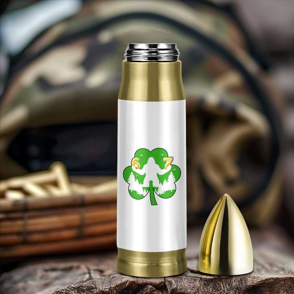 St Patricks Day Bigfoot Shamrock Bullet Tumbler Six Seven Meme