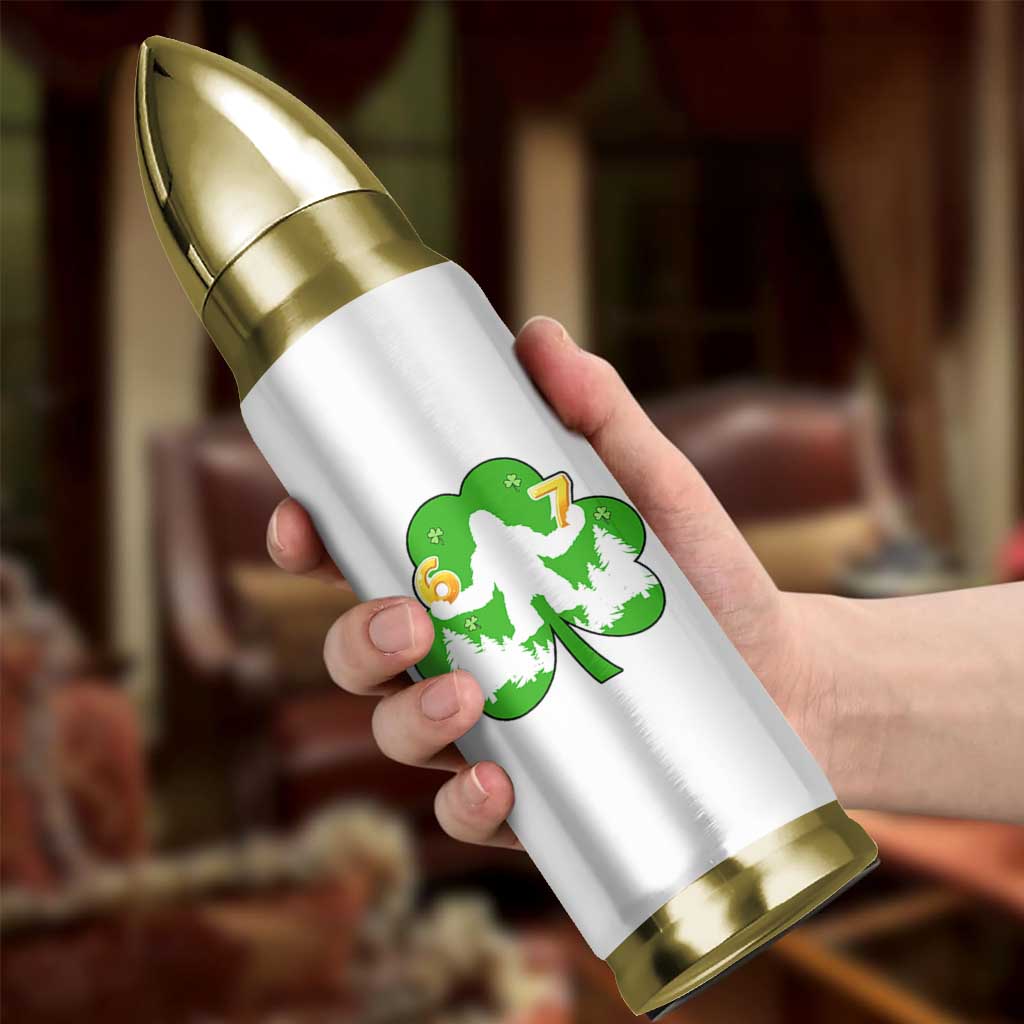 St Patricks Day Bigfoot Shamrock Bullet Tumbler Six Seven Meme