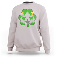 St Patricks Day Bigfoot Shamrock Sweatshirt Six Seven Meme