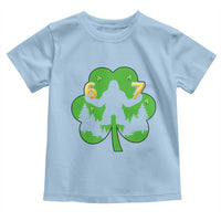 St Patricks Day Bigfoot Shamrock Toddler T Shirt Six Seven Meme