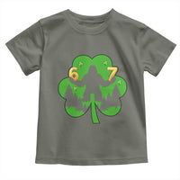 St Patricks Day Bigfoot Shamrock Toddler T Shirt Six Seven Meme