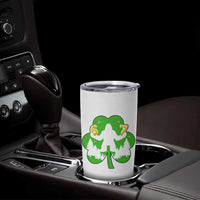 St Patricks Day Bigfoot Shamrock Tumbler Cup Six Seven Meme