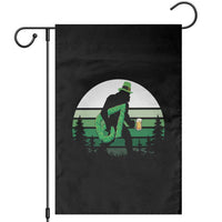 Funny St Patricks Bigfoot Says Six Seven Garden Flag Gen Z Irish Gift