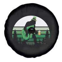 Funny St Patricks Bigfoot Says Six Seven Spare Tire Cover Gen Z Irish Gift