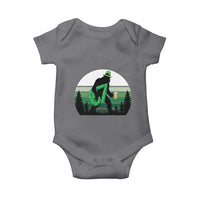 Funny St Patricks Bigfoot Says Six Seven Baby Onesie Gen Z Irish Gift