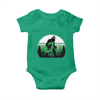 Funny St Patricks Bigfoot Says Six Seven Baby Onesie Gen Z Irish Gift
