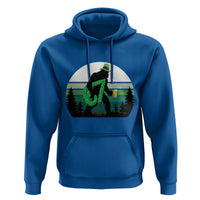 Funny St Patricks Bigfoot Says Six Seven Hoodie Gen Z Irish Gift