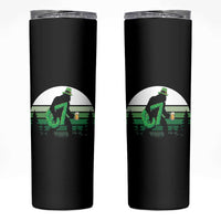 Funny St Patricks Bigfoot Says Six Seven Skinny Tumbler Gen Z Irish Gift