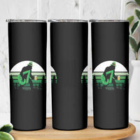 Funny St Patricks Bigfoot Says Six Seven Skinny Tumbler Gen Z Irish Gift