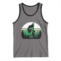 Funny St Patricks Bigfoot Says Six Seven Tank Top Gen Z Irish Gift
