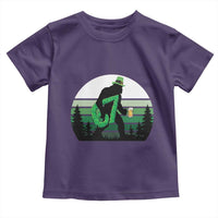 Funny St Patricks Bigfoot Says Six Seven Toddler T Shirt Gen Z Irish Gift