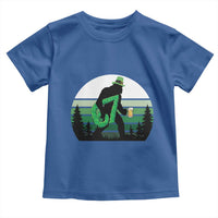 Funny St Patricks Bigfoot Says Six Seven Toddler T Shirt Gen Z Irish Gift