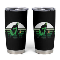 Funny St Patricks Bigfoot Says Six Seven Tumbler Cup Gen Z Irish Gift