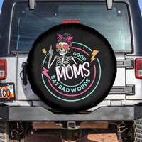 Funny Skeleton Mom Graphic Spare Tire Cover Good Moms Say Bad Words