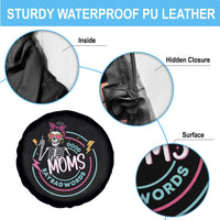 Funny Skeleton Mom Graphic Spare Tire Cover Good Moms Say Bad Words