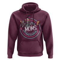Funny Skeleton Mom Graphic Hoodie Good Moms Say Bad Words