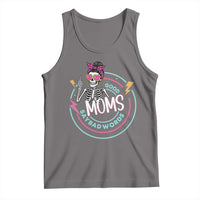 Funny Skeleton Mom Graphic Tank Top Good Moms Say Bad Words