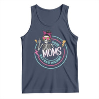 Funny Skeleton Mom Graphic Tank Top Good Moms Say Bad Words