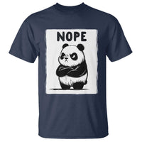 Grumpy Panda Says Nope T Shirt Japanese Aesthetic Panda Bear Graphic