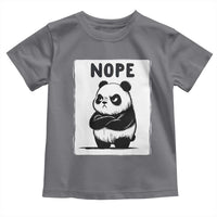 Grumpy Panda Says Nope Toddler T Shirt Japanese Aesthetic Panda Bear Graphic