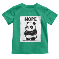 Grumpy Panda Says Nope Toddler T Shirt Japanese Aesthetic Panda Bear Graphic