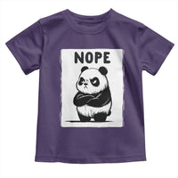 Grumpy Panda Says Nope Toddler T Shirt Japanese Aesthetic Panda Bear Graphic