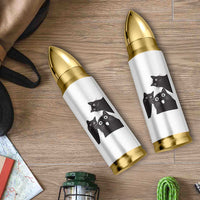 Funny Japanese Black Cat Is Watching You Bullet Tumbler Cat Lover