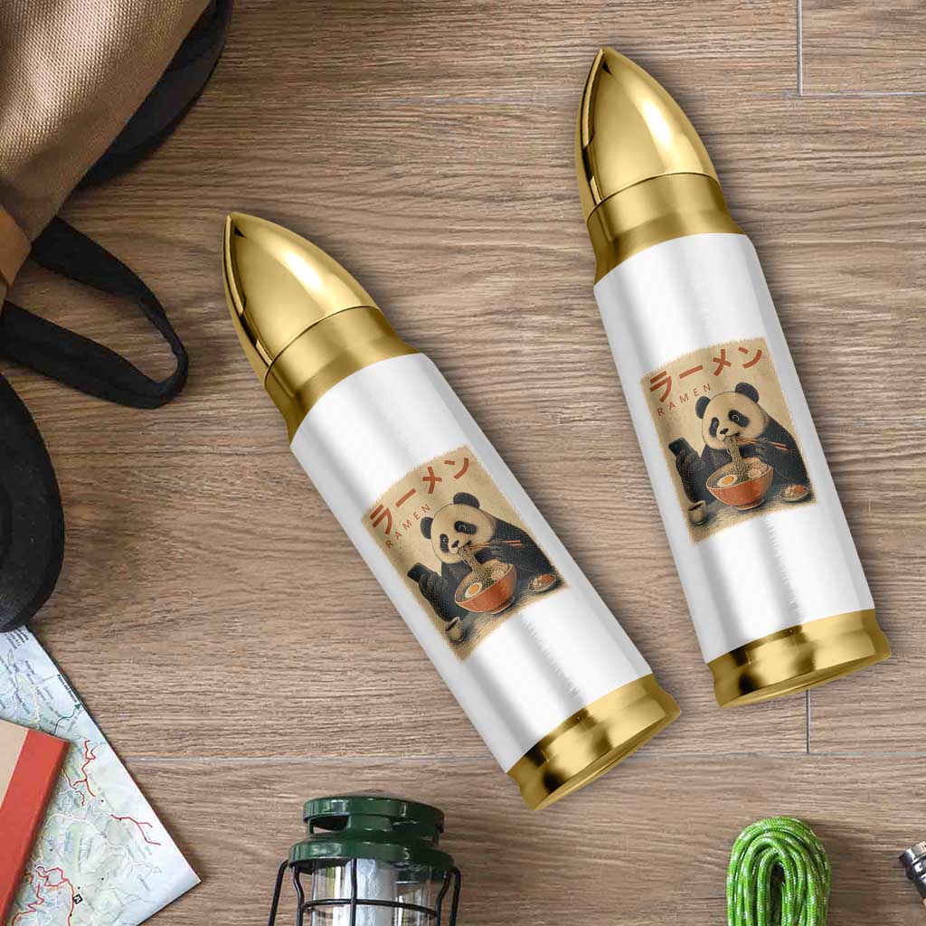 Funny Panda Eating Ramen Scrolling Phone Bullet Tumbler Japanese Art Aesthetic