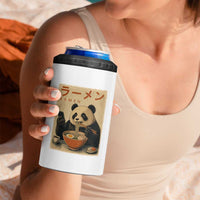 Funny Panda Eating Ramen Scrolling Phone 4 in 1 Can Cooler Tumbler Japanese Art Aesthetic