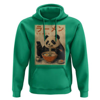 Funny Panda Eating Ramen Scrolling Phone Hoodie Japanese Art Aesthetic