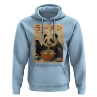 Funny Panda Eating Ramen Scrolling Phone Hoodie Japanese Art Aesthetic