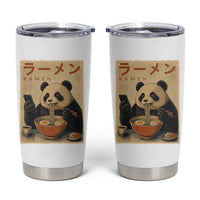 Funny Panda Eating Ramen Scrolling Phone Tumbler Cup Japanese Art Aesthetic