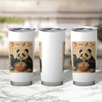 Funny Panda Eating Ramen Scrolling Phone Tumbler Cup Japanese Art Aesthetic