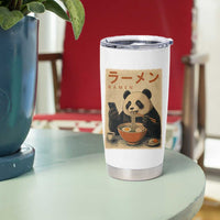 Funny Panda Eating Ramen Scrolling Phone Tumbler Cup Japanese Art Aesthetic