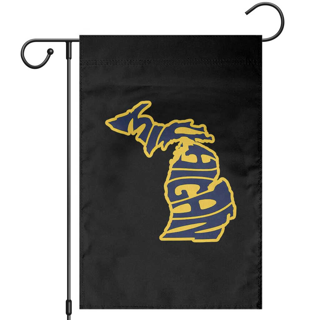 Michigan Lover State Map Pride Souvenir Gift Garden Flag