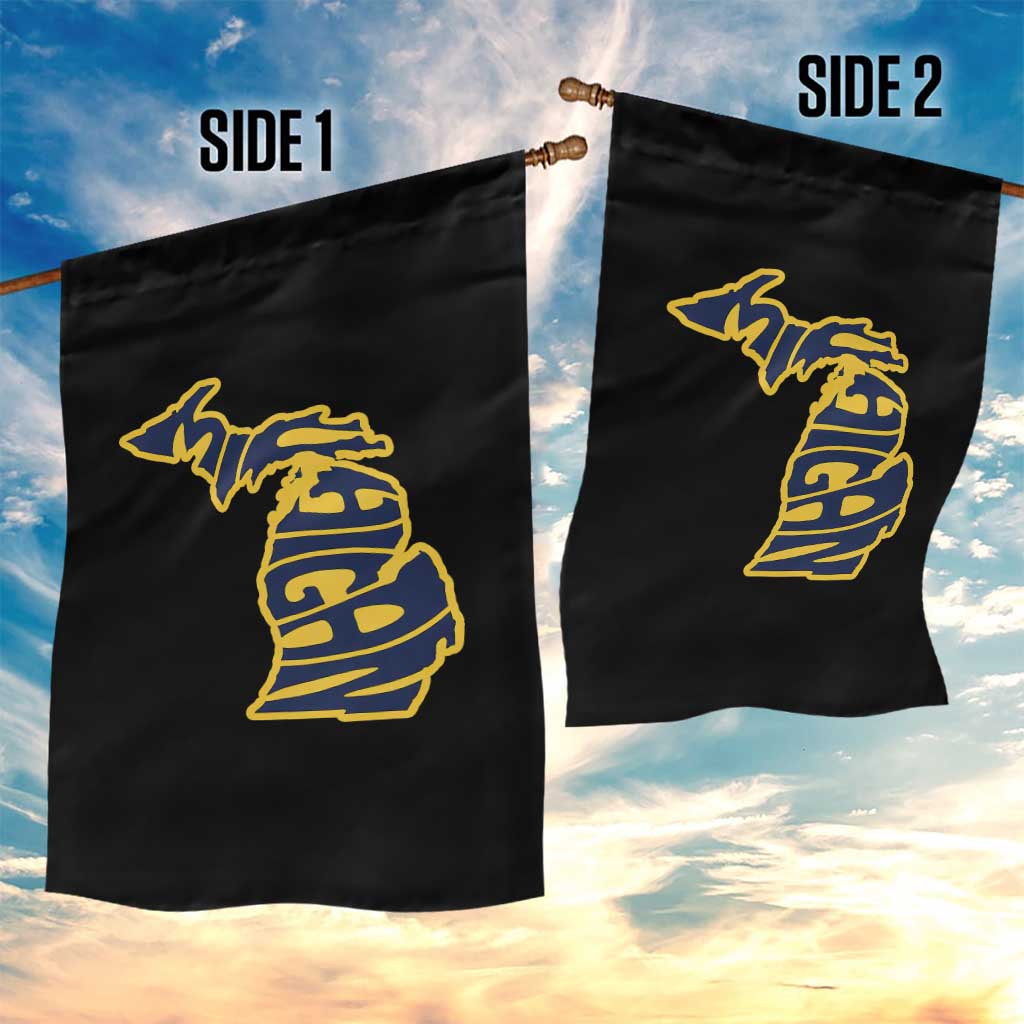 Michigan Lover State Map Pride Souvenir Gift Garden Flag
