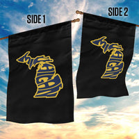 Michigan Lover State Map Pride Souvenir Gift Garden Flag