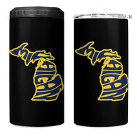 Michigan Lover State Map Pride Souvenir Gift 4 in 1 Can Cooler Tumbler