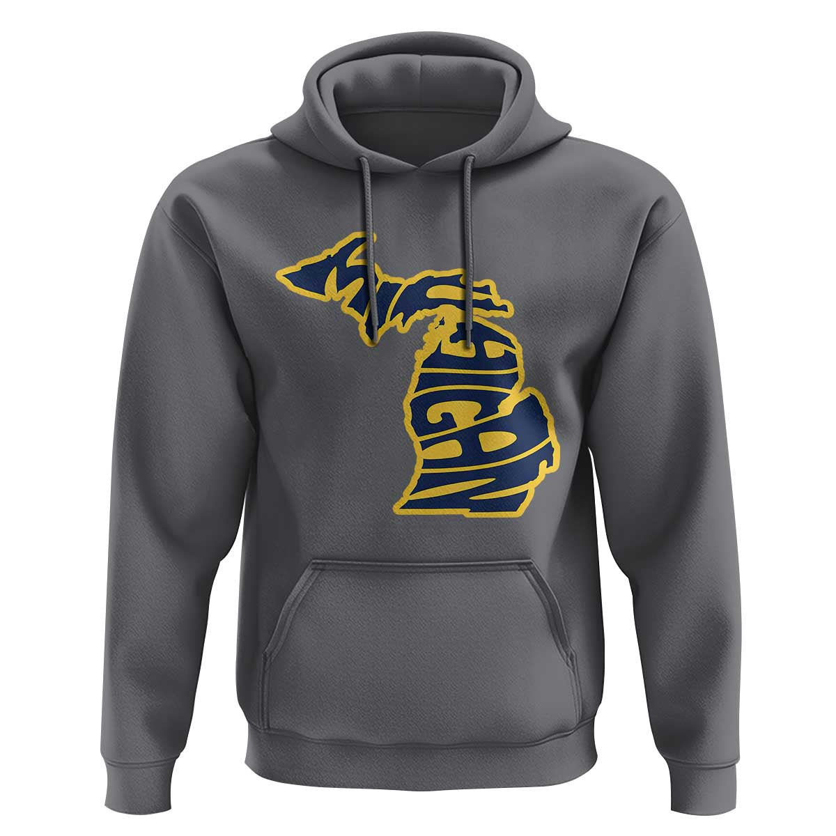 Michigan Lover State Map Pride Souvenir Gift Hoodie