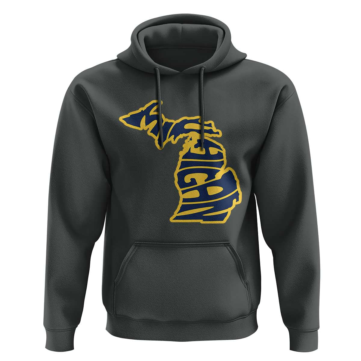 Michigan Lover State Map Pride Souvenir Gift Hoodie