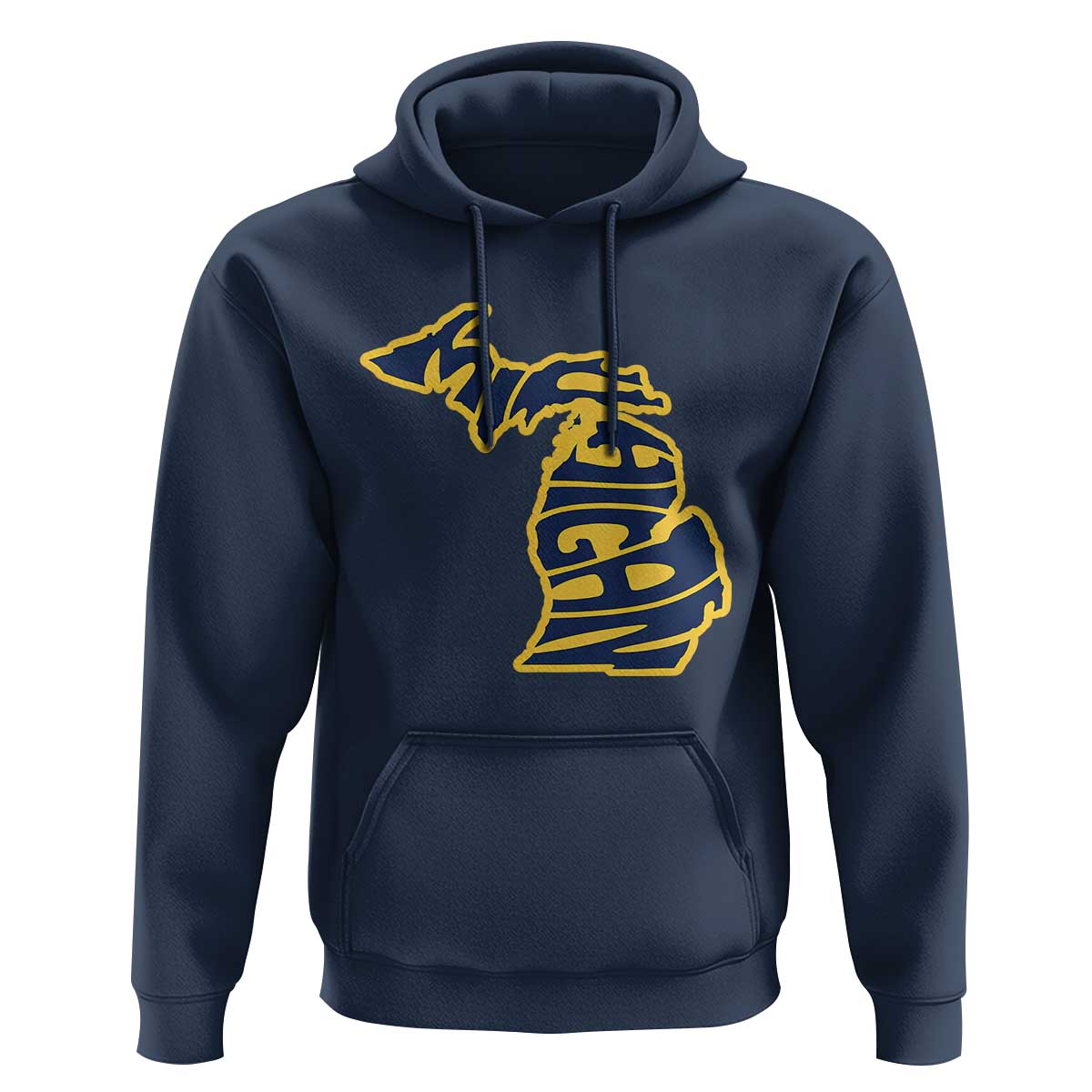 Michigan Lover State Map Pride Souvenir Gift Hoodie