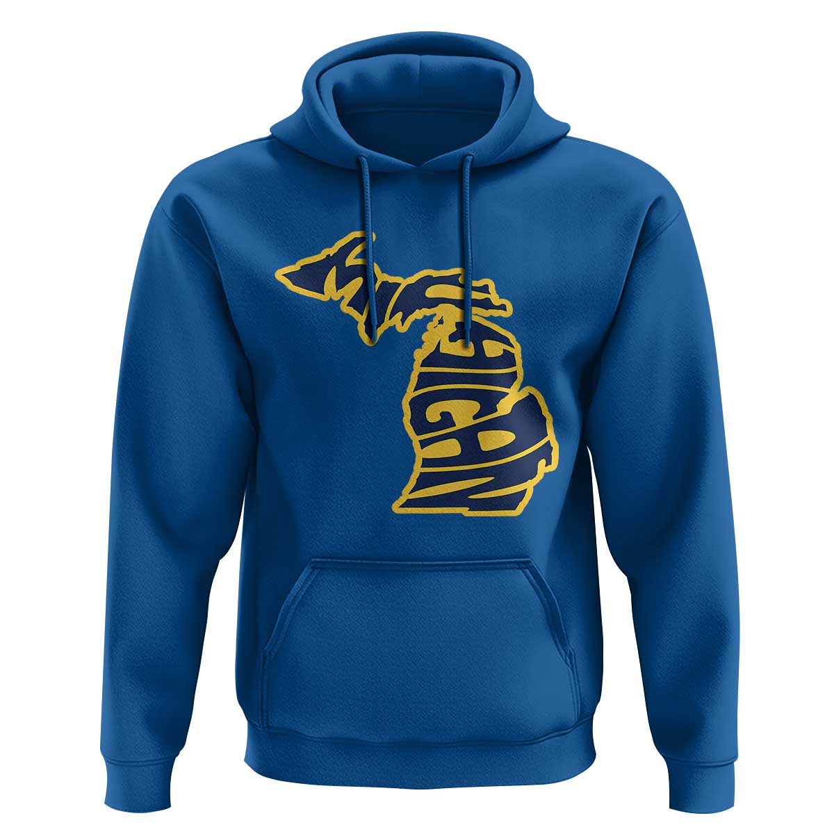 Michigan Lover State Map Pride Souvenir Gift Hoodie