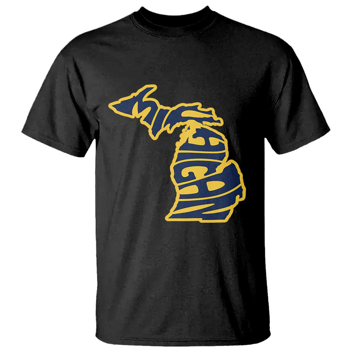 Michigan Lover State Map Pride Souvenir Gift T Shirt