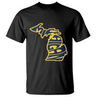 Michigan Lover State Map Pride Souvenir Gift T Shirt