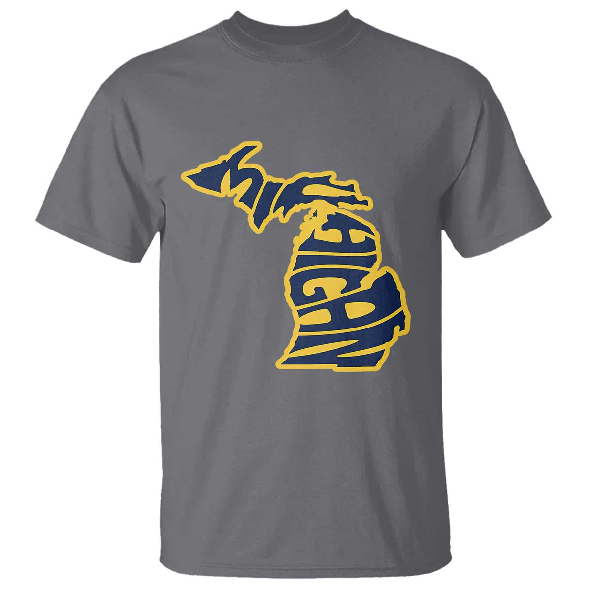 Michigan Lover State Map Pride Souvenir Gift T Shirt